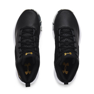 UNDER ARMOUR 安德玛 Lockdown 5 男子篮球鞋 3023949-003 黑白 41