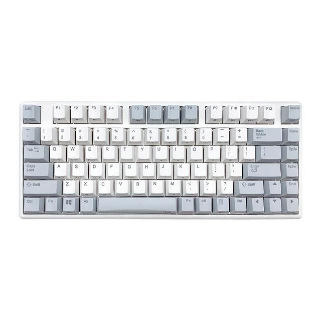 NIZ 宁芝PLUM 84键有线静电容键盘35g 白灰色无光【报价价格评测怎么样 