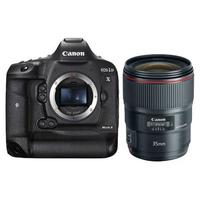 Canon 佳能 EOS-1D X Mark II 全画幅 数码单反相机 黑色 35mm F1.4 II USM 定焦镜头 单镜头套机