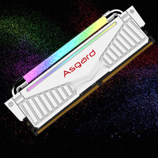 Asgard 阿斯加特 洛极 W3 DDR4 3600MHz RGB 台式机内存 灯条 白色 32GB 16GB*2