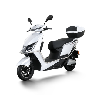 商品yadea雅迪冠能t5170电动摩托车yd1200dtd72v24ah石墨烯电池白色尾