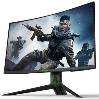 HKC 惠科 ANTGAMER 蚂蚁电竞 ANT271QC 27英寸 VA 曲面 FreeSync 显示器（2560×1440、144Hz、90%DCI-P3）