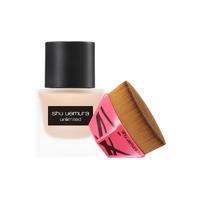 shu uemura 植村秀 羽纱持妆粉底液粉刷套装 (粉底液#584 35ml+春夏限定55号刷)