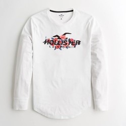 HOLLISTER 霍利斯特 KI323-9427100 男士长袖T恤