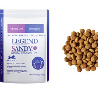 LEGEND SANDY 蓝氏 经典系列 鹿肉小米全犬全阶段狗粮 450g