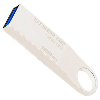 Kingston 金士顿 DataTraveler系列 DTSE9 G2 USB 3.0 U盘 银色 128GB USB-A