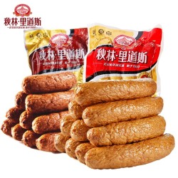 秋林里道斯 哈尔滨正宗红肠 500g+儿童肠 400g