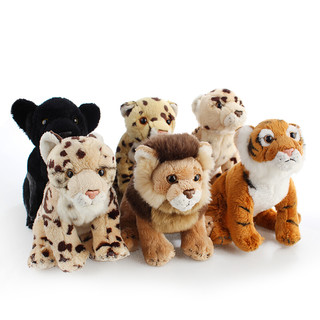 国家地理NG猫科动物系列 雄狮 15cm狮子仿真动物毛绒玩具公仔亲子送女友生日礼物