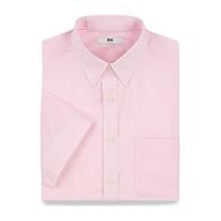 UNIQLO 优衣库 男士短袖衬衫 414570 桃红色 S