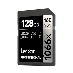 Lexar 雷克沙 PROFESSIONAL SD存储卡 128GB（UHS-I、V30、U3）