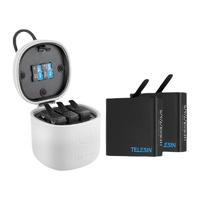 TELESIN GoPro9 相机电池 3.85V 1750mAh 充电套装 2块装