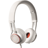 Jabra 捷波朗 WHI 耳罩式头戴式有线耳机 白色 3.5mm
