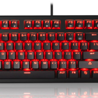MageGee MK1 87键 有线机械键盘 黑色 国产青轴 单光