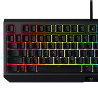 RAZER 雷蛇 黑寡妇蜘蛛 104键 有线机械键盘 黑色 雷蛇绿轴 RGB