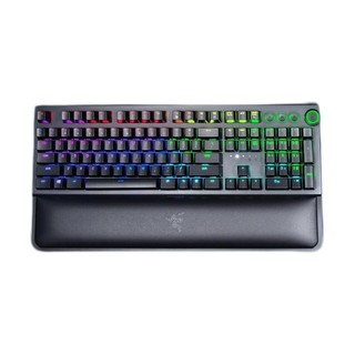 RAZER 雷蛇 黑寡妇蜘蛛 精英版 104键 有线机械键盘 黑色 雷蛇黄轴 RGB
