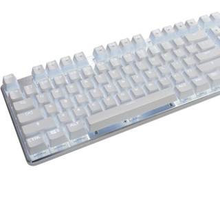 PHILIPS 飞利浦 SPK8801SQS 104键 有线机械键盘 白色 国产青轴 单光