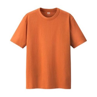 UNIQLO 优衣库 U系列 男女款圆领短袖T恤 422992 粉橙色 XS