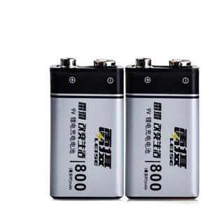 leise 雷摄 充电锂电池 9V 600mAh 2块装