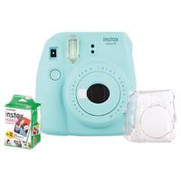 FUJIFILM 富士 INSTAX mini9 拍立得 (86x54mm) 冰霜蓝 实用配件礼包