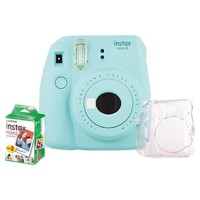 FUJIFILM 富士 INSTAX mini9 拍立得 (86x54mm) 冰霜蓝 实用配件礼包