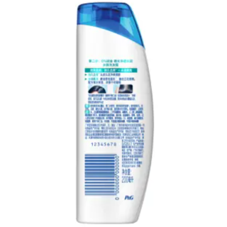 Head & Shoulders 海飞丝 0%硅油微米净透水润致美去屑洗发露 200ml