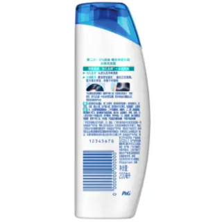 Head & Shoulders 海飞丝 0％硅油微米净透水润致美去屑洗发露 200ml