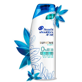 Head & Shoulders 海飞丝 0％硅油微米净透水润致美去屑洗发露 200ml