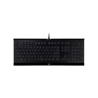 RAZER 雷蛇 萨诺狼蛛标准版 104键 有线薄膜键盘 黑色 无光