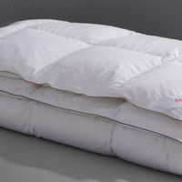 SNOWMAN 斯诺曼 全棉抗菌羽绒被 白色 180*220cm