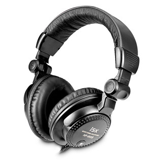 iSK 声科 HP-960B 耳罩式头戴式降噪有线耳机 黑色 3.5mm