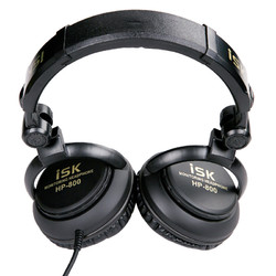 iSK 聲科 HP-800 耳罩式頭戴式有線耳機 黑色 3.5mm