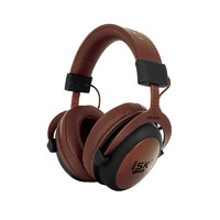 iSK 声科 MDH8500 耳罩式头戴式动圈有线耳机 棕色 3.5mm