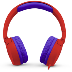 JBL 杰宝 JR300 有线版 耳罩式头戴式有线耳机 红色 3.5mm