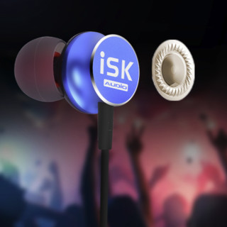 iSK 声科 SEM5C 入耳式监听耳机 深海蓝色