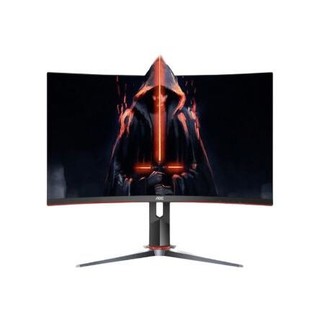 AOC 冠捷 CQ27G2 27英寸 VA 曲面 FreeSync 显示器(2560×1440、144Hz、120%sRGB、HDR10)