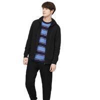 UNIQLO 优衣库 AIRism 男女款拉链卫衣外套 422986 黑色 XXXXL