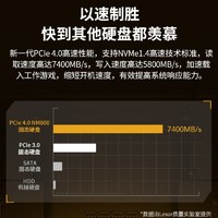 Lexar 雷克沙 NM800固态硬盘 M.2 NVMe PCIe4.0 1TB 7500mb/s