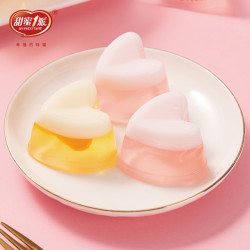 甜蜜1派心爱物语心形果冻500g