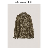 Massimo Dutti 春夏折扣 Massimo Dutti女装 商场同款 棉质丝花卉女士休闲上衣衬衫 05113864700