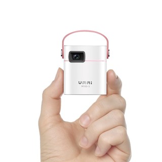 VMAI 微麦 m100S 家用便携式投影机 樱花粉