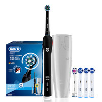 Oral-B 欧乐-B P3000 电动牙刷 黑武士 5支刷头+旅行盒