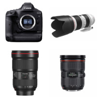 Canon 佳能 EOS 1DX Mark III 全画幅 数码单反相机 黑色 EF 16-35mm F2.8 III USM 变焦镜头+EF 24-70mm F2.8 II USM 变焦镜头+EF 70-200mm F2.8 IS III USM 长焦变焦镜头 多镜头套机