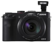 Canon 佳能 PowerShot G3 X 3英寸数码相机 (8.8-220.0mm、F2.8) 黑色