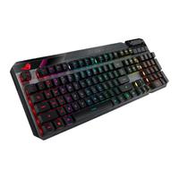 ROG 玩家国度 龙骑士 2代 104键 2.4G双模无线机械键盘 黑色 ROG RX红轴 RGB