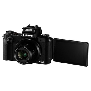 Canon 佳能 PowerShot G5 X 3英寸数码相机 (8.8-36.8mm、F1.8) 黑色
