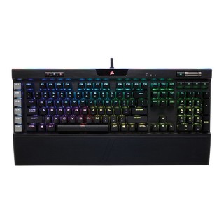 USCORSAIR 美商海盗船 K95 RGB PLATINUM 110键 有线机械键盘 黑色 Cherry银轴 RGB