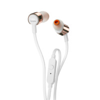 JBL 杰宝 T210 入耳式有线耳机 粉色 3.5mm