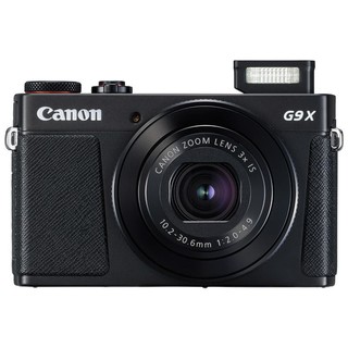 Canon 佳能 PowerShot G9 X Mark II 3英寸数码相机 (10.2-30.6mm、F2.0) 黑色