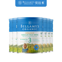 BELLAMY'S 贝拉米 经典有机系列 幼儿奶粉 3段 900g*6罐