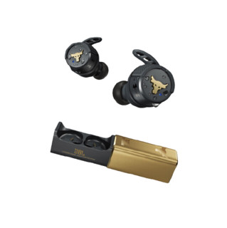 JBL 杰宝 UA FLASH ROCK 强森同款 入耳式真无线蓝牙耳机 金色